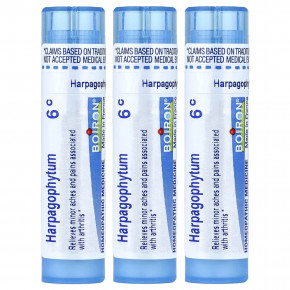 Boiron, Гранулы из гарпагофитума (Harpagophytum Meltaway), 3 тюбика, 80 гранул в каждом в Москве - eco-herb.ru | изображение Boiron, Гранулы из гарпагофитума (Harpagophytum Meltaway), 3 тюбика, 80 гранул в каждом в Москве - eco-herb.ru | фото