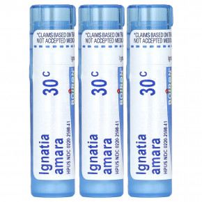 Boiron, Ignatia Amara, средство для снятия эмоционального стресса, гранулы Meltaway, 30C, 3 тюбика, 80 гранул в каждом в Москве - eco-herb.ru | изображение Boiron, Ignatia Amara, средство для снятия эмоционального стресса, гранулы Meltaway, 30C, 3 тюбика, 80 гранул в каждом в Москве - eco-herb.ru | фото