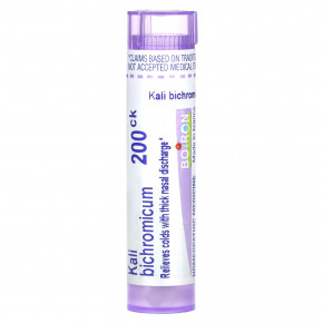 Boiron, Kali Bichromicum, 200CK, средство от холода, прибл. 80 гранул - описание | фото