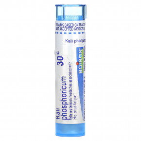 Boiron, Kali Phosphoricum, 30C, для облегчения головной боли, примерно 80 гранул - описание