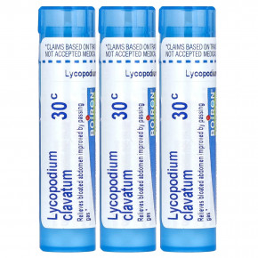 Boiron, Lycopodium, от вздутия живота и газообразования, гранулы Meltaway, 30C, 3 пробирки, 80 гранул в каждой в Москве - eco-herb.ru | изображение Boiron, Lycopodium, от вздутия живота и газообразования, гранулы Meltaway, 30C, 3 пробирки, 80 гранул в каждой в Москве - eco-herb.ru | фото