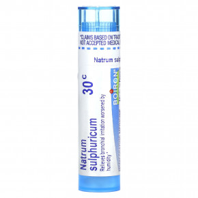 Boiron, Natrum Sulphuricum, 30C, от кашля, прибл. 80 гранул - описание | фото