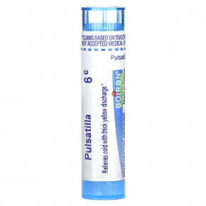 Boiron, Pulsatilla, 6C, облегчение холода, прибл. 80 гранул в Москве - eco-herb.ru | фото