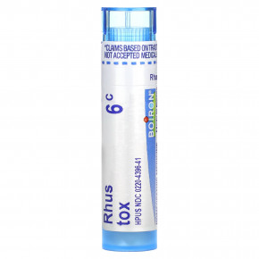 Boiron, Rhus Tox, 6C, обезболивающее, прибл. 80 гранул - описание