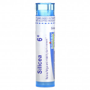 Boiron, Silicea, 6C, средство от усталости, примерно 80 гранул - описание