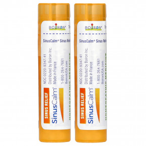 Boiron, SinusCalm®, Sinus Relief, 2 пробирки, 80 гранул в каждой в Москве - eco-herb.ru | фото