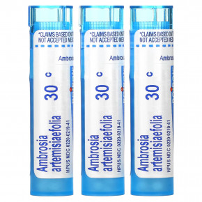 Boiron, средство от аллергии на амброзию, гранулы для рассасывания, 3 упаковки по 80 гранул в Москве - eco-herb.ru | изображение Boiron, средство от аллергии на амброзию, гранулы для рассасывания, 3 упаковки по 80 гранул в Москве - eco-herb.ru | фото