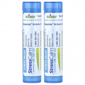 Boiron, StressCalm® On the Go, 2 переносных тюбика по 80 гранул в Москве - eco-herb.ru | фото