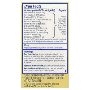 Boiron, ThroatCalm® On The Go, 2 переносных тюбика, 80 гранул в каждом в Москве - eco-herb.ru | фото