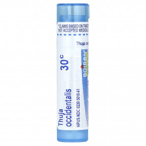 Boiron, Thuja Occidentalis, 30C, от бородавок, прибл. 80 гранул - описание | фото