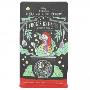 Bones Coffee Company, Frog's Breath, шоколадная крошка, цельные бобы, средняя обжарка, 340 г (12 унций) в Москве - eco-herb.ru | фото