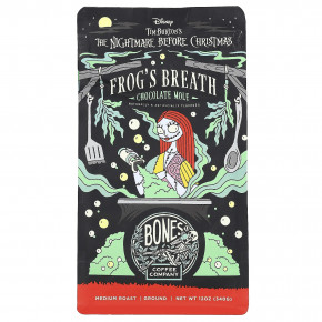 Bones Coffee Company, Frog's Breath, шоколадная крошка, молотый, средняя обжарка, 340 г (12 унций) - описание