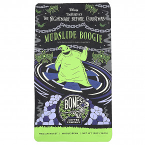 Bones Coffee Company, MudSLide Boogie, средняя обжарка, кофе из цельных зерен, 340 г (12 унций) - описание | фото