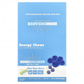 Bonk Breaker, Energy Chews, Blue Razz Berry, 10 пакетиков по 40 г (1,41 унции) в Москве - eco-herb.ru | изображение Bonk Breaker, Energy Chews, Blue Razz Berry, 10 пакетиков по 40 г (1,41 унции) в Москве - eco-herb.ru | фото