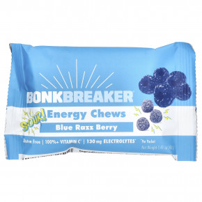 Bonk Breaker, Energy Chews, Blue Razz Berry, 10 пакетиков по 40 г (1,41 унции) в Москве - eco-herb.ru | изображение Bonk Breaker, Energy Chews, Blue Razz Berry, 10 пакетиков по 40 г (1,41 унции) в Москве - eco-herb.ru | фото