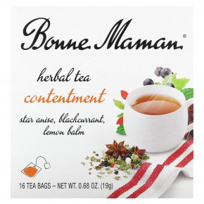 Bonne Maman, Herbal Tea, Contentment, без кофеина, 16 чайных пакетиков по 1,2 г (0,04 унции) (Товар снят с продажи) в Москве - eco-herb.ru | изображение Bonne Maman, Herbal Tea, Contentment, без кофеина, 16 чайных пакетиков по 1,2 г (0,04 унции) (Товар снят с продажи) в Москве - eco-herb.ru | фото