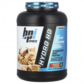 BPI Sports, Hydro HD ™, гидролизованный сывороточный протеин, хлопья с корицей, 2176 г (4,8 фунта) - описание | фото