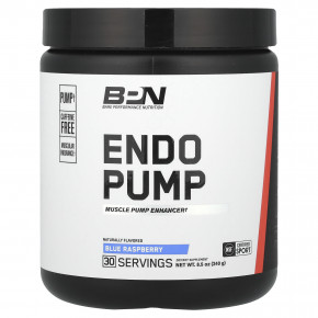 BPN, Endo Pump, Muscle Pump Enhancer, голубая малина, 240 г (8,5 унции) - описание