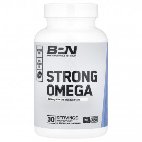 BPN, Strong Omega, 60 капсул (1290 мг в каждой капсуле) - описание | фото
