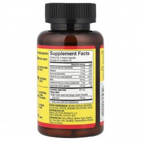 Bragg, Energy, яблочный уксус и 6 витаминов группы B, 90 капсул в Москве - eco-herb.ru | фото