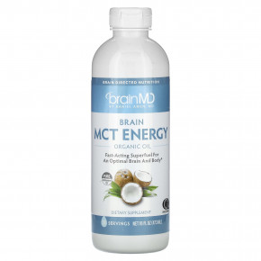 BrainMD, Brain MCT Energy, органическое масло, 473 мл (16 жидк. унций) - описание | фото