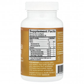 BrainMD, Omega-3 Power, 60 капсул (800 мг в каждой) в Москве - eco-herb.ru | фото