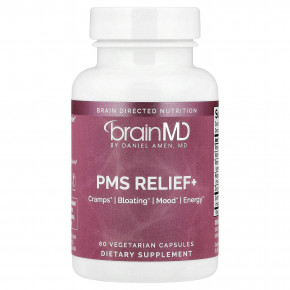 BrainMD, PMS Relief +, 60 вегетарианских капсул в Москве - eco-herb.ru | фото