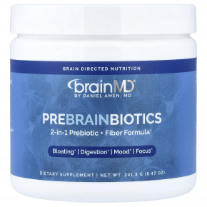 BrainMD, PreBrainBiotics, 241,3 г (8,47 унции) - описание | фото