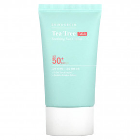 Bringgreen, Успокаивающий солнцезащитный крем Tea Tree CICA, SPF 50+ PA ++++, 50 мл (1,69 жидк. унц.) в Москве - eco-herb.ru | фото