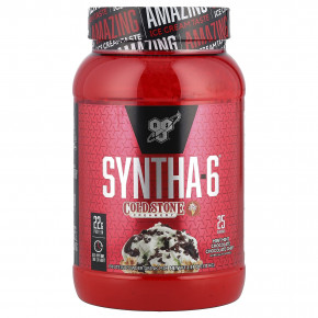 BSN, Syntha-6, Cold Stone Creamery, мята и шоколадная крошка, 2,59 фунта (1,17 кг) - описание