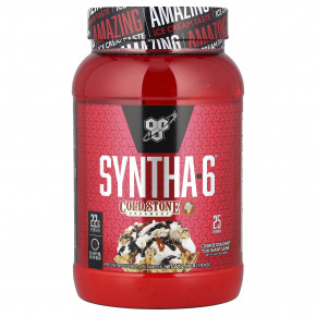 BSN, Syntha-6, Cold Stone Creamery, со вкусом печенья Cookie Doughn't You Want Some, 1,17 кг - описание