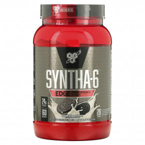 BSN, Syntha-6 Edge®, протеиновая смесь для приготовления напитка, печенье и сливки, 1,12 кг (2,47 фунта) - описание | фото