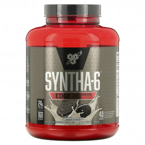 BSN, Syntha-6 Edge®, протеиновая смесь для приготовления напитка, печенье и сливки, 1,92 кг (4,23 фунта) - описание