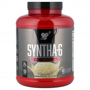 BSN, Syntha-6® Edge, протеиновая смесь для приготовления напитка, со вкусом ванильного молочного коктейля, 1,82 кг (4,01 фунта) - описание | фото