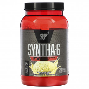 BSN, Syntha-6 Edge, протеиновая смесь для приготовления напитка, ванильный молочный коктейль, 1,06 кг (2,34 фунта) - описание | фото