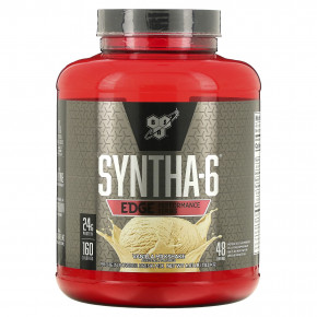 BSN, Syntha-6 Edge®, протеиновая смесь для приготовления напитка, ванильный молочный коктейль, 1,82 кг (4,01 фунта) - описание