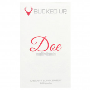 Bucked Up, Doe, мультивитамины, 60 капсул - описание | фото