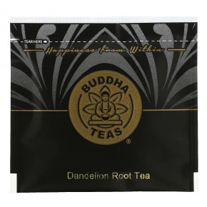 Buddha Teas, Organic Herbal Tea, корень одуванчика, без кофеина, 18 чайных пакетиков, 24 г (0,83 унции) в Москве - eco-herb.ru | фото