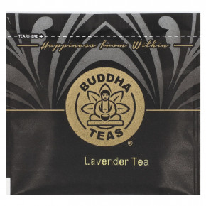 Buddha Teas, органический травяной чай, лаванда, без кофеина, 18 чайных пакетиков, 24 г (0,83 унции) в Москве - eco-herb.ru | фото