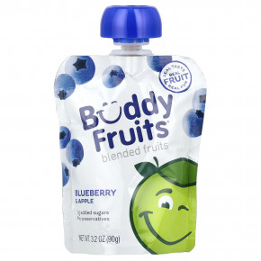 Buddy Fruits, фруктовая смесь, голубика и яблоко, 90 г (3,2 унции) (Товар снят с продажи) в Москве - eco-herb.ru | фото
