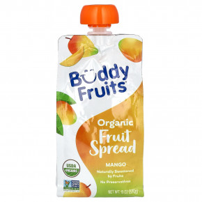 Buddy Fruits, органическая фруктовая паста, со вкусом манго, 370 г (13 унций) - описание