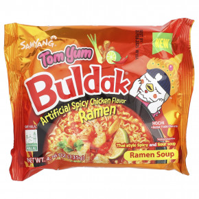 Buldak®, суп рамен, пряная курица, том ям, 5 пакетиков по 135 г (4,76 унции) в Москве - eco-herb.ru | фото