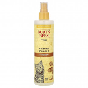 Burt's Bees, шампунь без воды, с маслом ши и медом, для кошек, 296 мл (10 жидк. унций) - описание | фото