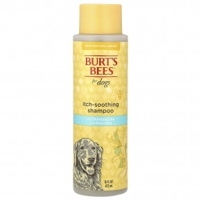 Burt's Bees, шампунь, успокаивающий зуд, с жимолостью и алоэ вера, для собак, 473 мл (16 жидк. унций) - описание | фото