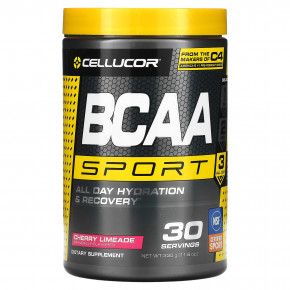 C4 / Cellucor, BCAA Sport, вишневый лаймад, 330 г (11,6 унции) - описание | фото