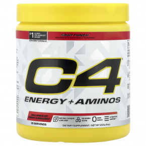 C4 / Cellucor, C4®, энергия и аминокислоты, фруктовый пунш, 255 г (9 унций) - подробнее C4 / Cellucor, C4®, энергия и аминокислоты, фруктовый пунш, 255 г (9 унций) - описание