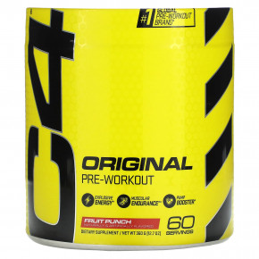 C4 / Cellucor, C4 Original Explosive, перед тренировкой, фруктовый пунш, 390 г (13,8 унции) в Москве - eco-herb.ru | фото