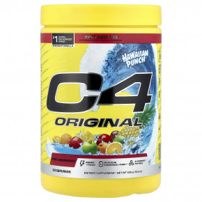 C4 / Cellucor, C4® Original, предтренировочный комплекс, Hawaiian Punch® Fruit Juicy Red™, 450 г (15,9 унции) - подробнее C4 / Cellucor, C4® Original, предтренировочный комплекс, Hawaiian Punch® Fruit Juicy Red™, 450 г (15,9 унции) - описание