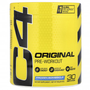 C4 / Cellucor, C4® Original, предтренировочный комплекс, «Холодное сердце», 165 г (5,8 унции) - описание | фото