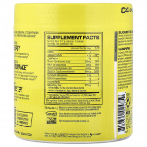 C4 / Cellucor, C4® Original, предтренировочный комплекс, со вкусом клубничной маргариты, 342 г (12,1 унции) в Москве - eco-herb.ru | фото